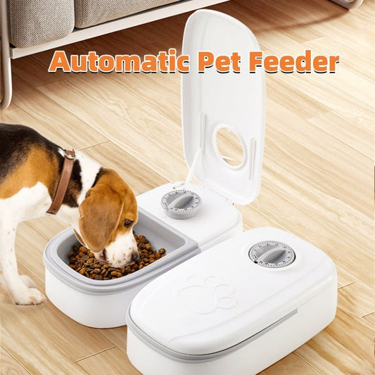 2 - in - 1 Gravity Pet Feeder & Water Dispenser β Automatic, No Electricity, 1 Gallon Water - Jolly Lulu Pets