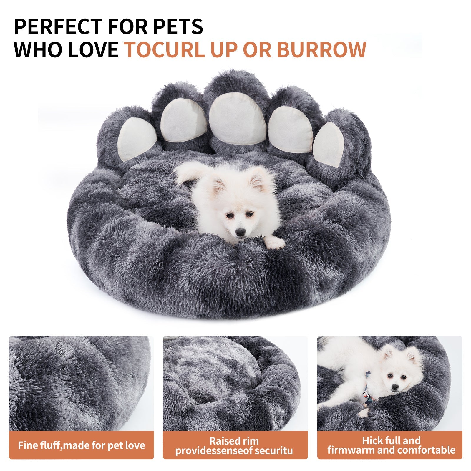 Bear Hug™ Cozy Pet Lounge - Jolly Lulu Pets