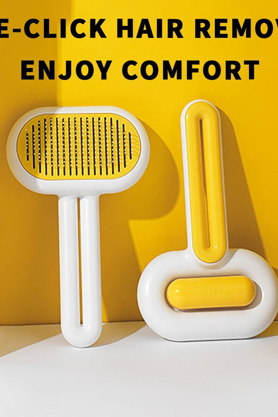 Cat & Dog Grooming Brush – Pet Hair Cleaner Comb for Long & Short Hair - Jolly Lulu Pets