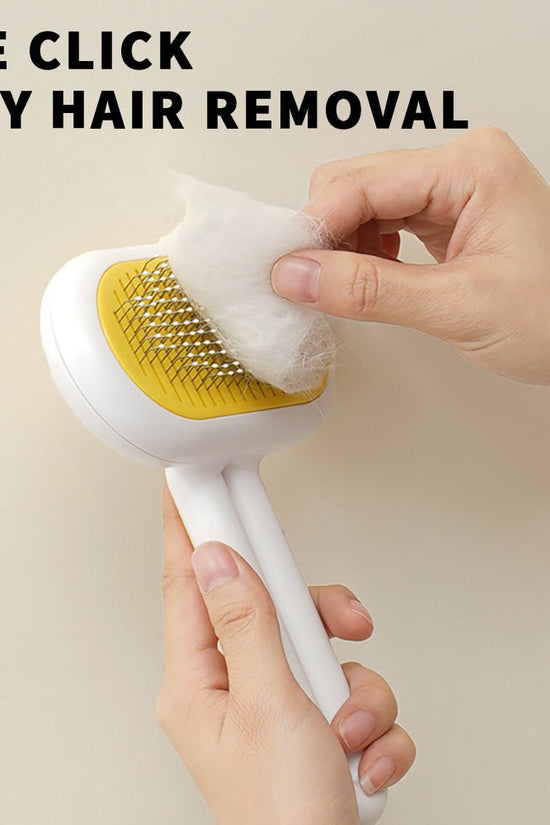 Cat & Dog Grooming Brush – Pet Hair Cleaner Comb for Long & Short Hair - Jolly Lulu Pets