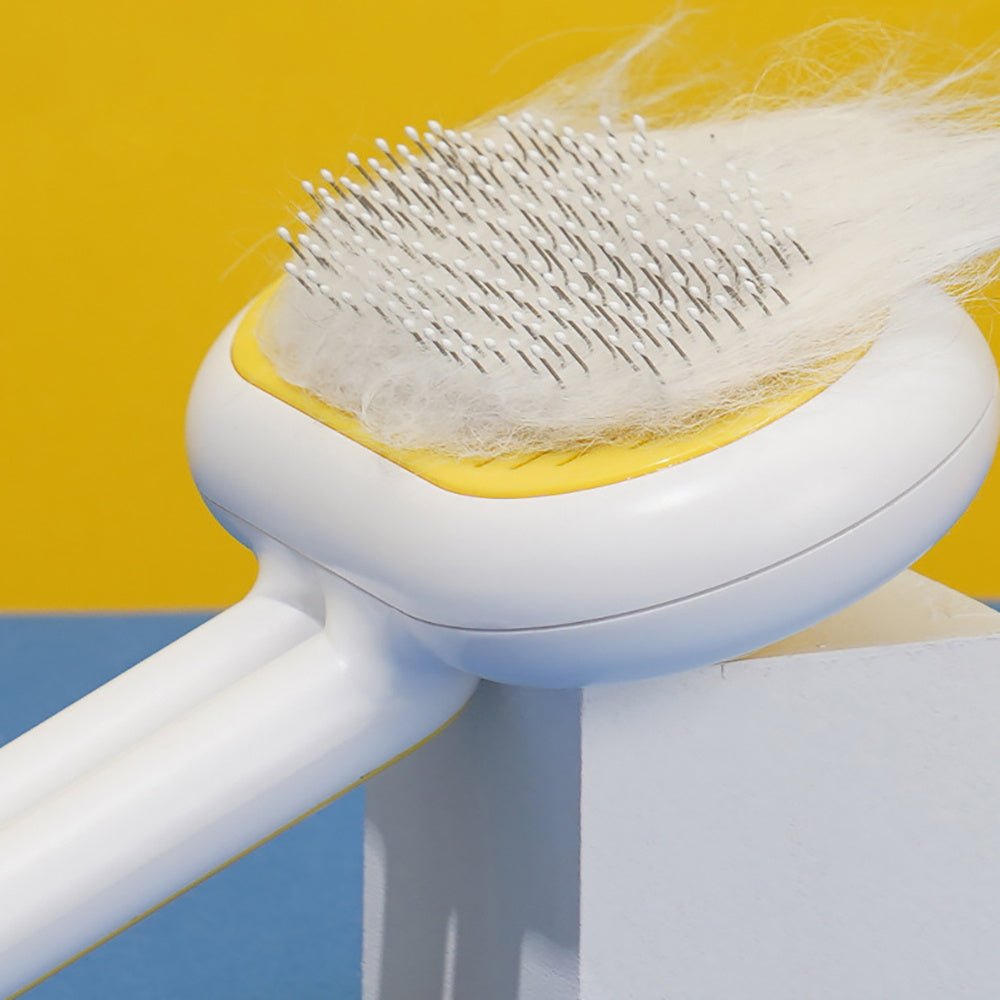 Cat & Dog Grooming Brush – Pet Hair Cleaner Comb for Long & Short Hair - Jolly Lulu Pets