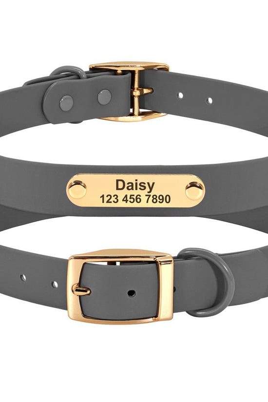 “custom dog collar with name engraving for medium dogs”

“adjustable cloth dog collar and leash set in pink”

“durable personalized pet collar with matching leash suit”