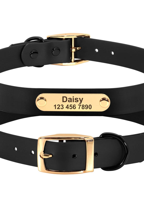 “custom dog collar with name engraving for medium dogs”

“adjustable cloth dog collar and leash set in pink”

“durable personalized pet collar with matching leash suit”

