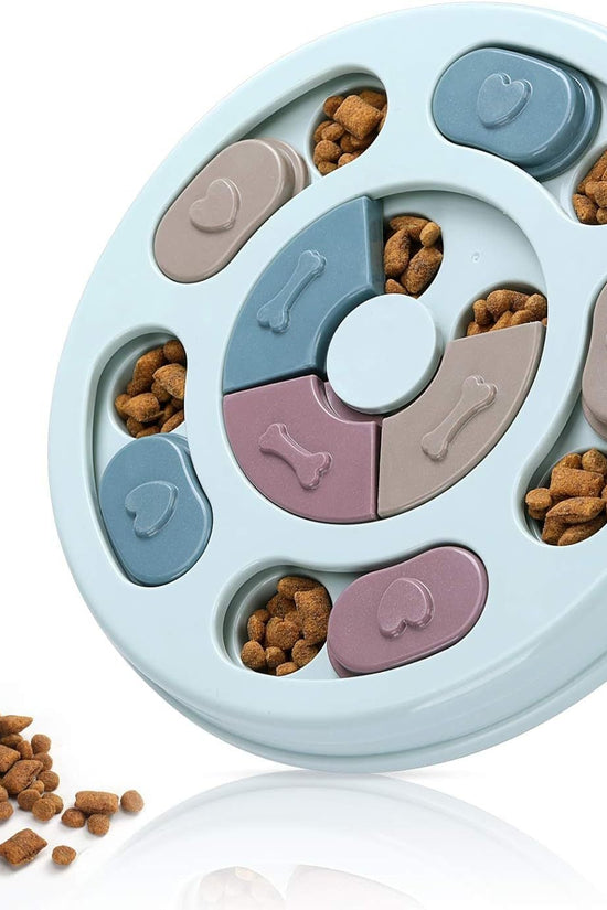 “Dog puzzle food feeder toy for small dogs and cats”

“Interactive slow feeder puzzle toy for mental stimulation”

“IQ training treat puzzle for puppies and indoor play”

