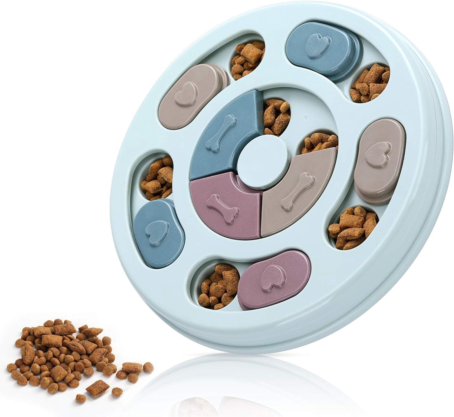“Dog puzzle food feeder toy for small dogs and cats”

“Interactive slow feeder puzzle toy for mental stimulation”

“IQ training treat puzzle for puppies and indoor play”


