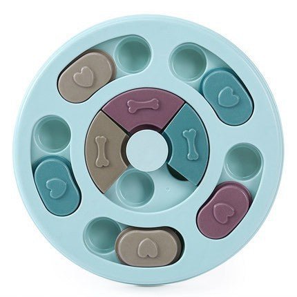 “Dog puzzle food feeder toy for small dogs and cats”

“Interactive slow feeder puzzle toy for mental stimulation”

“IQ training treat puzzle for puppies and indoor play”

