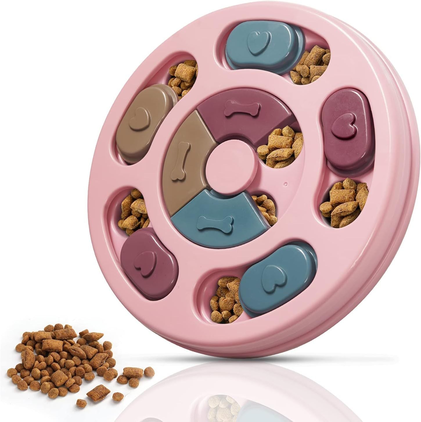 “Dog puzzle food feeder toy for small dogs and cats”

“Interactive slow feeder puzzle toy for mental stimulation”

“IQ training treat puzzle for puppies and indoor play”

