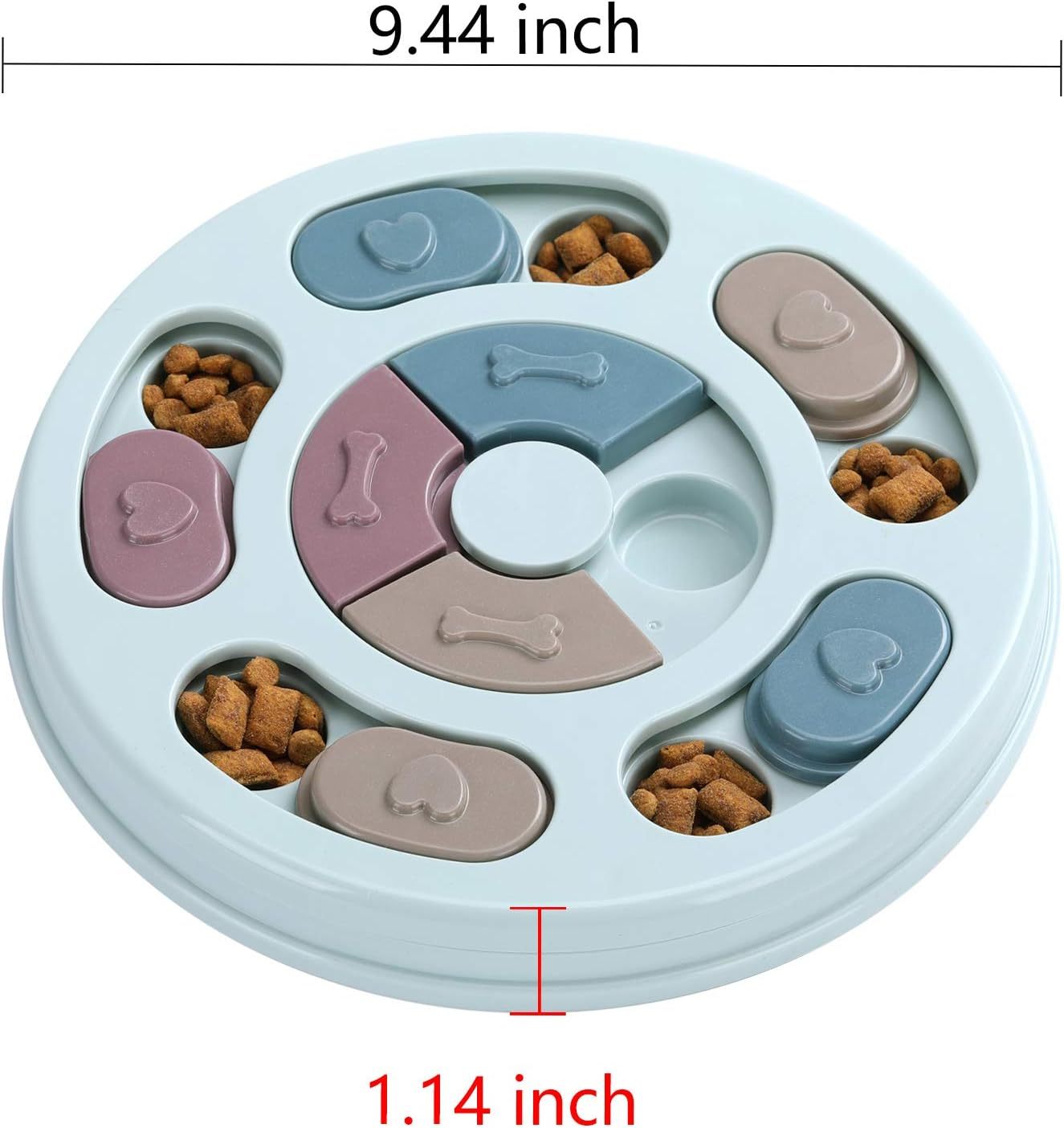“Dog puzzle food feeder toy for small dogs and cats”

“Interactive slow feeder puzzle toy for mental stimulation”

“IQ training treat puzzle for puppies and indoor play”

