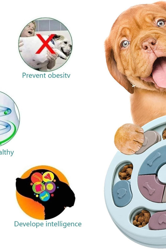 “Dog puzzle food feeder toy for small dogs and cats”

“Interactive slow feeder puzzle toy for mental stimulation”

“IQ training treat puzzle for puppies and indoor play”

