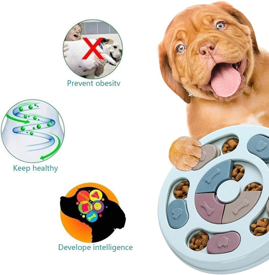 “Dog puzzle food feeder toy for small dogs and cats”

“Interactive slow feeder puzzle toy for mental stimulation”

“IQ training treat puzzle for puppies and indoor play”

