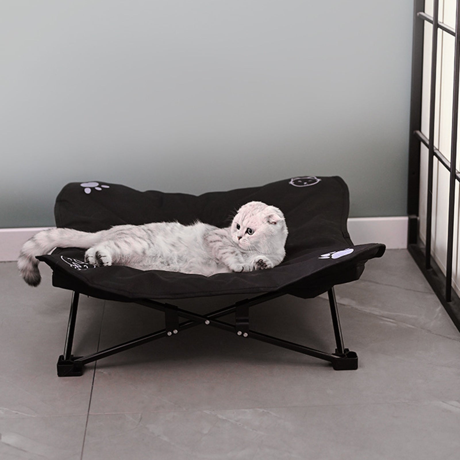 Outdoor Detachable and Washable Pet Folding Bed - Jolly Lulu Pets