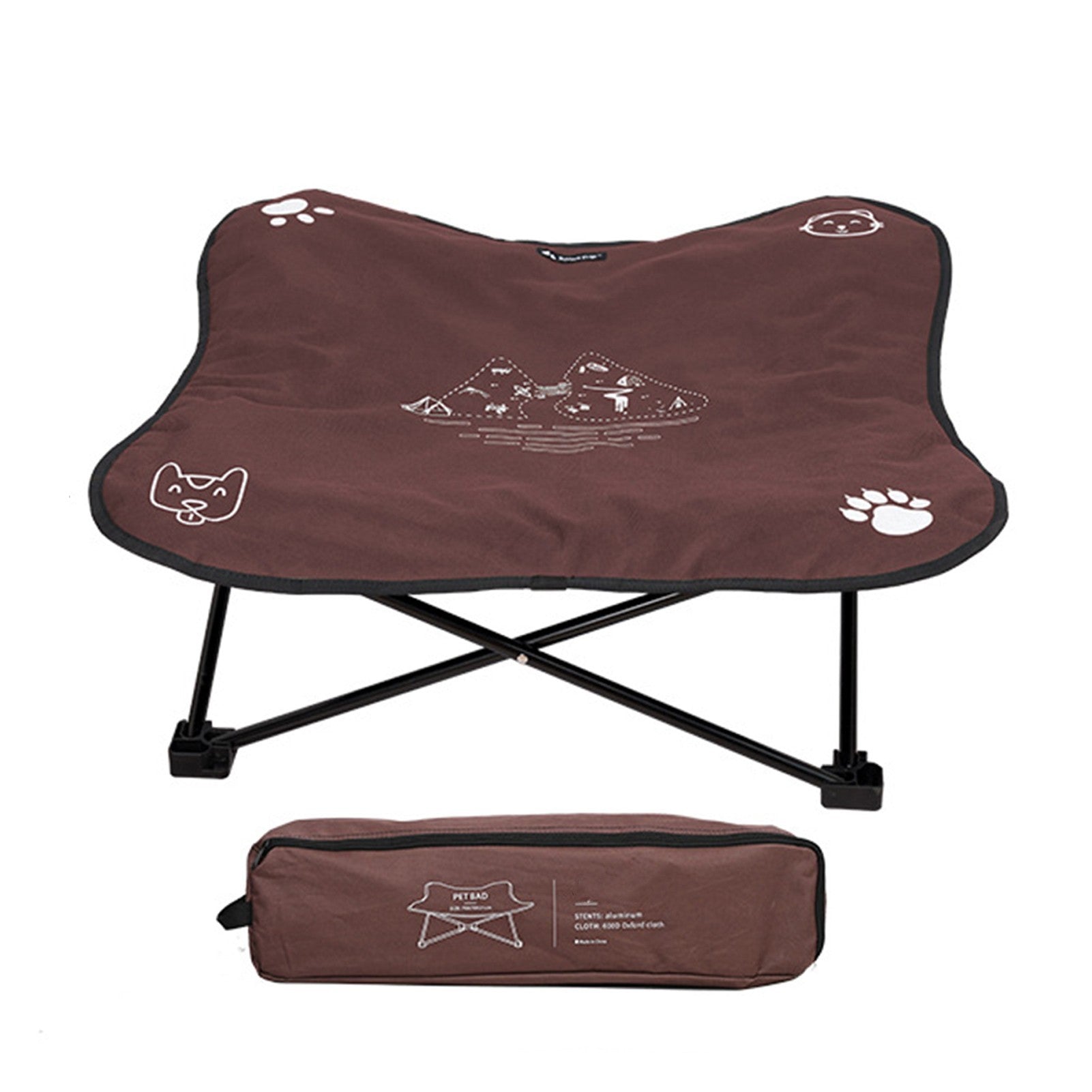 Outdoor Detachable and Washable Pet Folding Bed - Jolly Lulu Pets