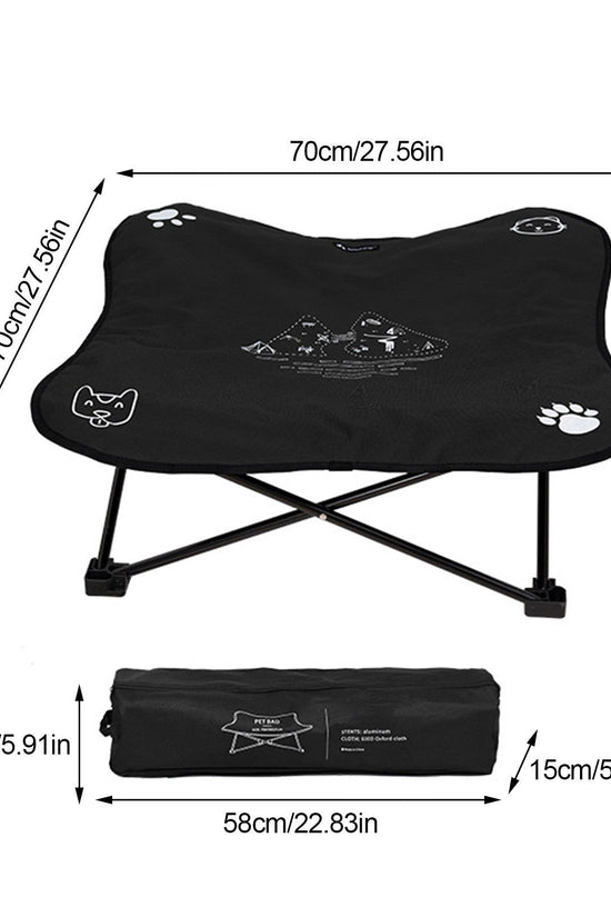 Outdoor Detachable and Washable Pet Folding Bed - Jolly Lulu Pets