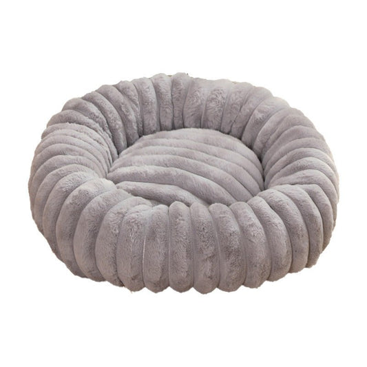 Pet Kennels Long Plush Round Cat Nest – Winter Warm Dog Bed - Jolly Lulu Pets