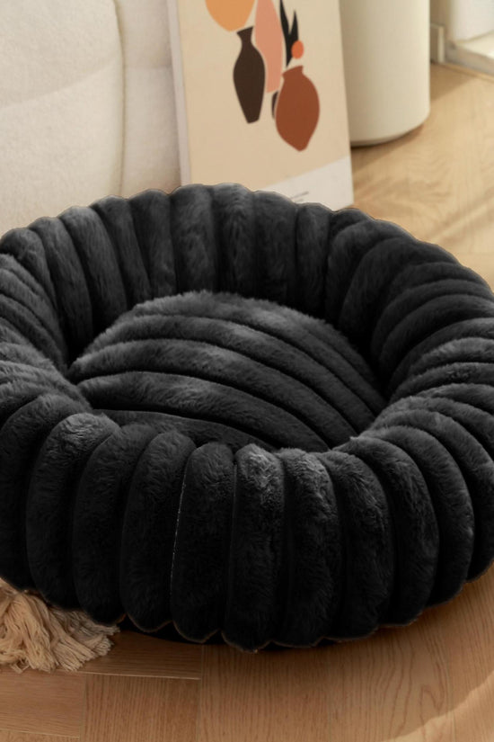 Pet Kennels Long Plush Round Cat Nest – Winter Warm Dog Bed - Jolly Lulu Pets