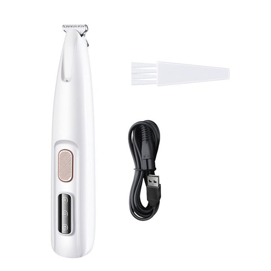Pets Dog Paw Trimmer with LED Light – Waterproof Rechargeable Pet Hair Clipper with LED Display & Widened Blade - Jolly Lulu Pets