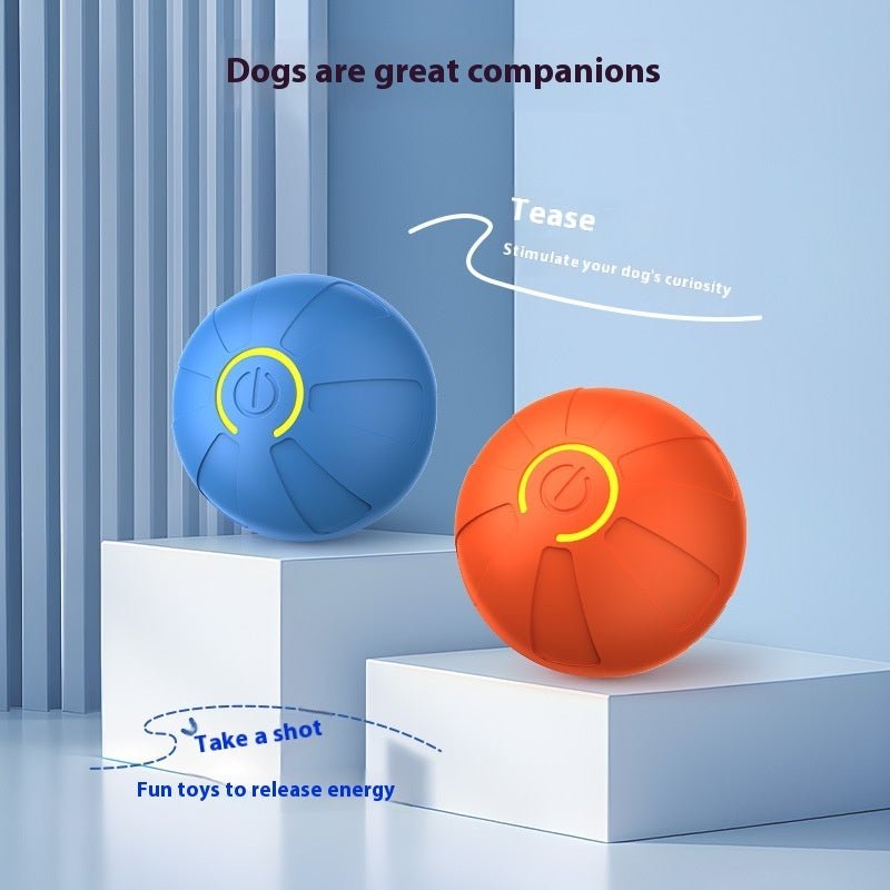 Pets Electric Jumping Ball – Automatic Bouncing, Luminous Silicone Toy for Dogs - Jolly Lulu Pets