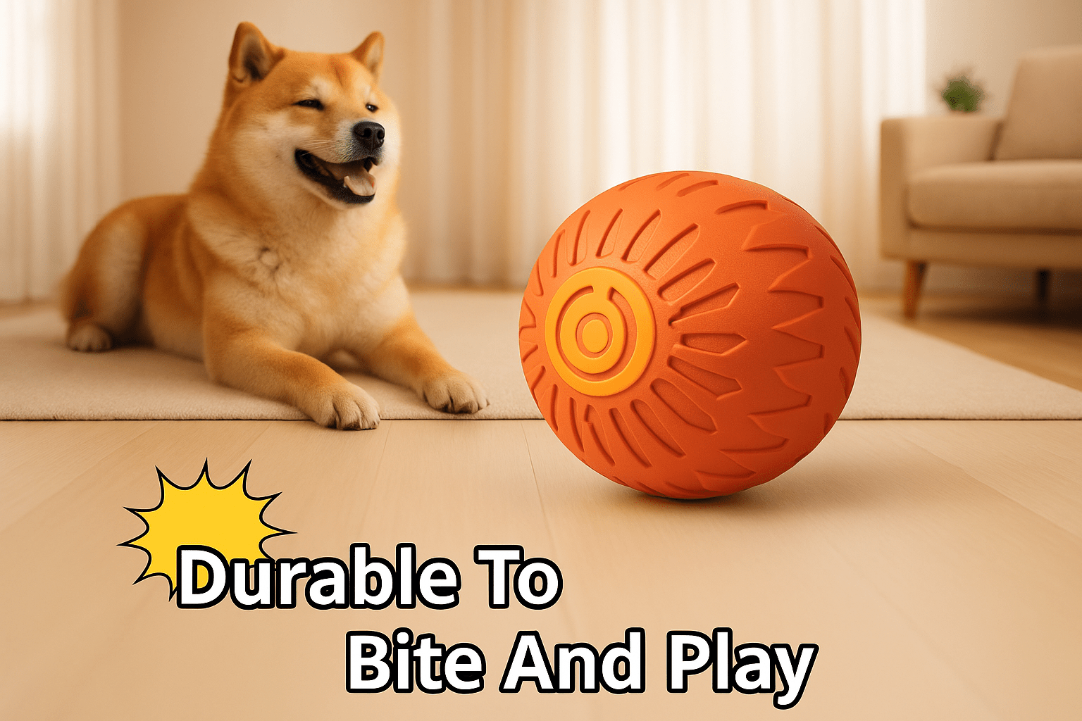 Pets Electric Jumping Ball – Automatic Bouncing, Luminous Silicone Toy for Dogs - Jolly Lulu Pets