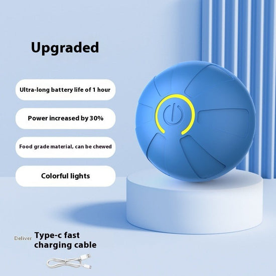 Pets Electric Jumping Ball – Automatic Bouncing, Luminous Silicone Toy for Dogs - Jolly Lulu Pets