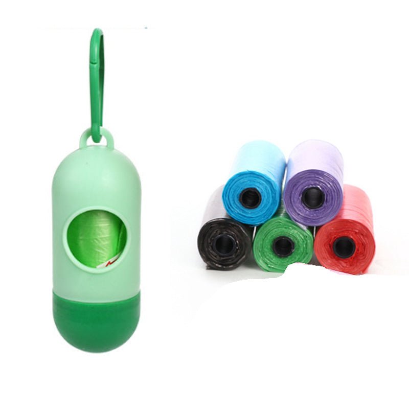 Portable Dog Waste Bags Dispenser – Durable Poop Bag, 6 Color Options - Jolly Lulu Pets