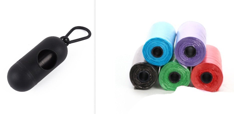 Portable Dog Waste Bags Dispenser – Durable Poop Bag, 6 Color Options - Jolly Lulu Pets