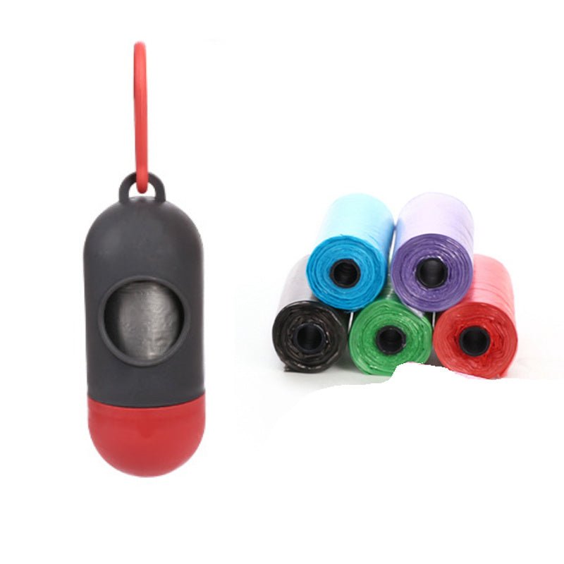 Portable Dog Waste Bags Dispenser – Durable Poop Bag, 6 Color Options - Jolly Lulu Pets