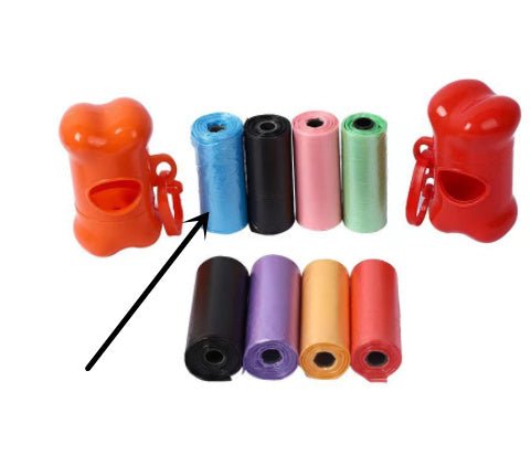Portable Dog Waste Bags Dispenser – Durable Poop Bag, 6 Color Options - Jolly Lulu Pets