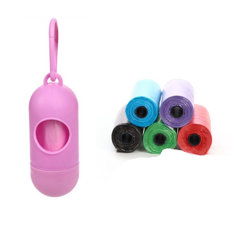 Portable Dog Waste Bags Dispenser – Durable Poop Bag, 6 Color Options - Jolly Lulu Pets
