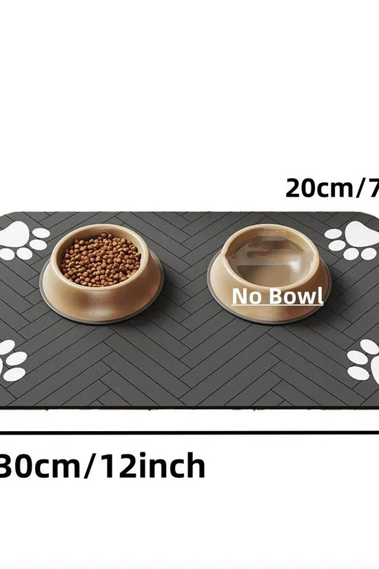 Soft Absorbent Mat for Pet Food Stations - Jolly Lulu Pets