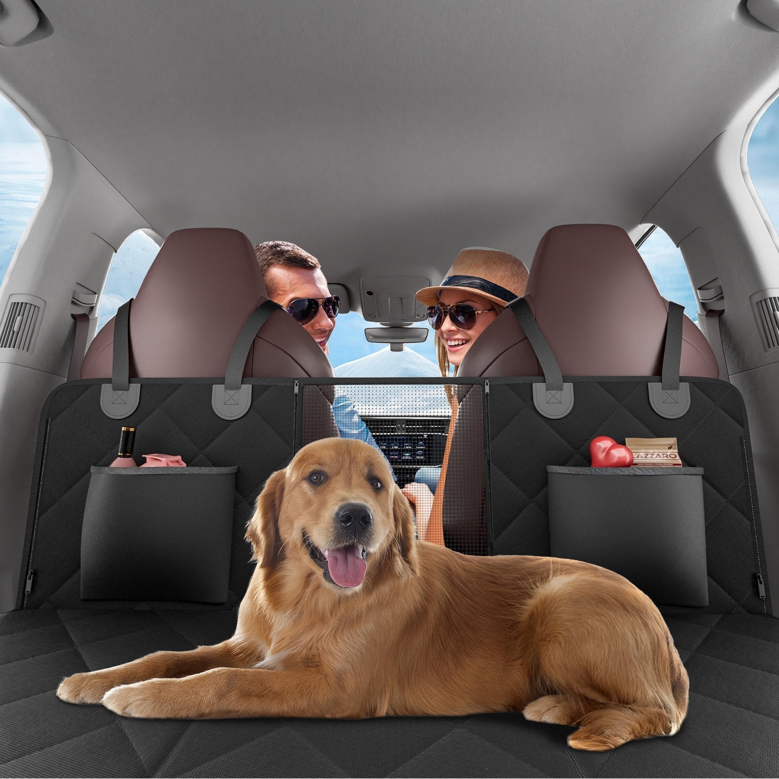 Waterproof Heavy - Duty Dog Car Seat Cover – Fits All Cars - Jolly Lulu Pets